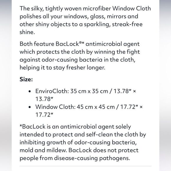 Norwex Enviro Cloth and Window Cloth Basic Package NWT - Picture 6 of 12